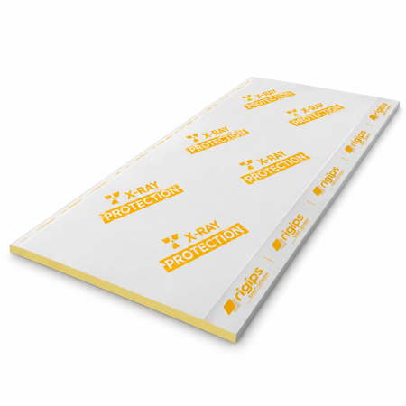Placa gips-carton pentru protectie la radiatii Rigips X-Ray Protection, tip DFI, 12.5 x 600 x 1800 mm
